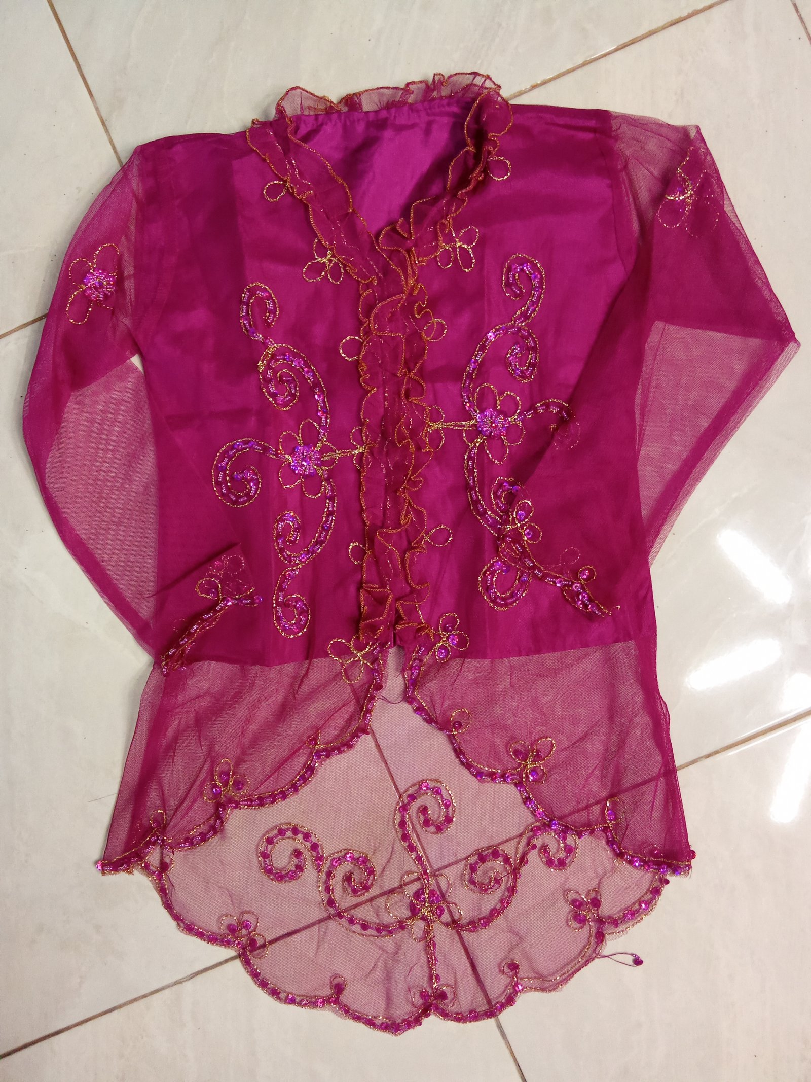 Kebaya anak pink