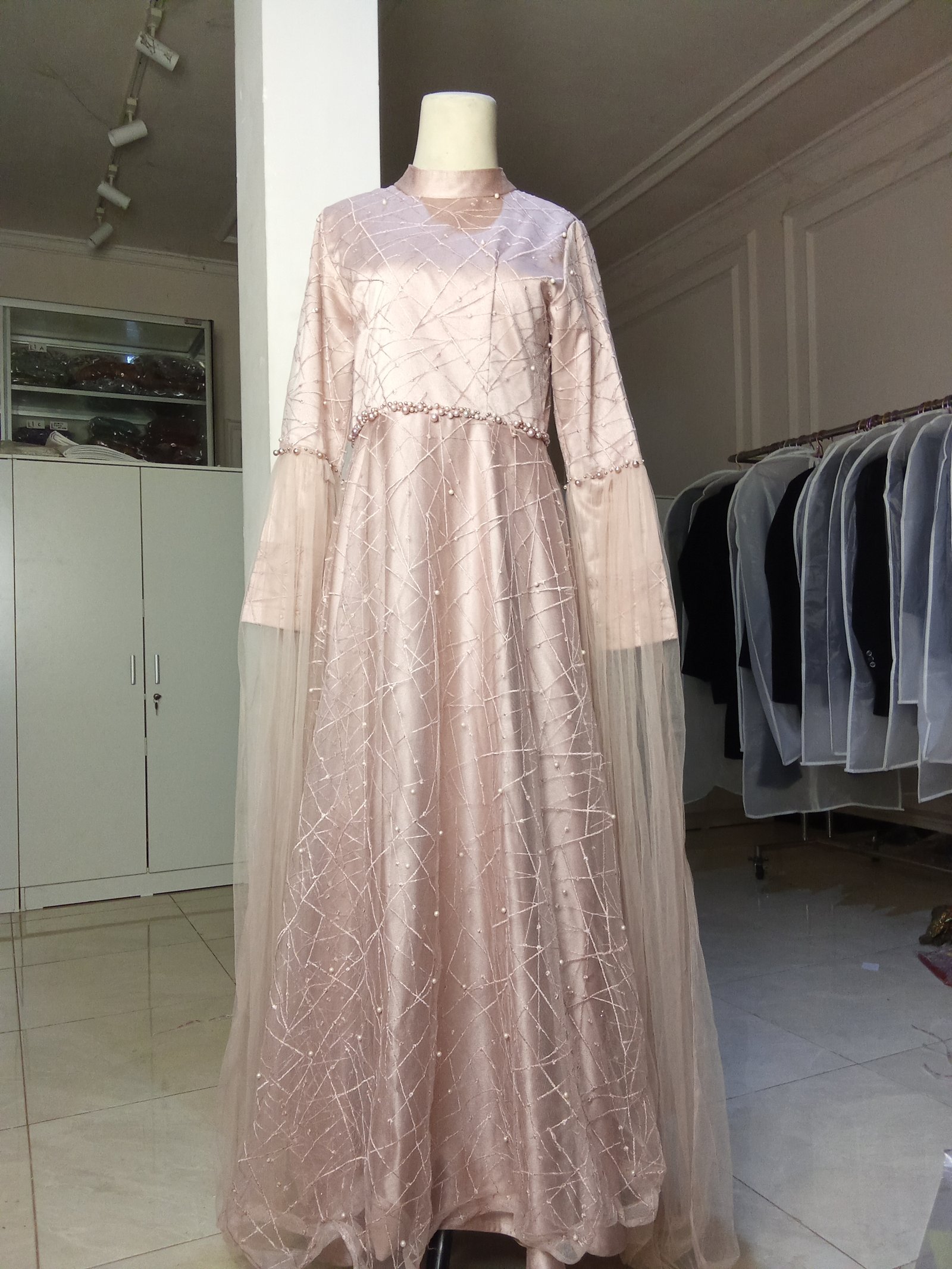 Rose gold dress